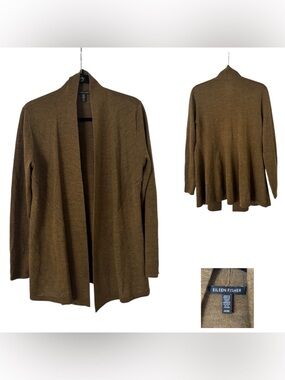 Eileen Fisher Wool Cardigan Sweater